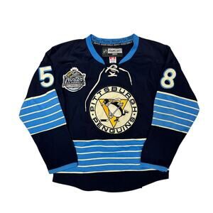 Kris Letang #58 Pittsburgh Penguins 2011 Winter Classic Jersey Reebok Size 48